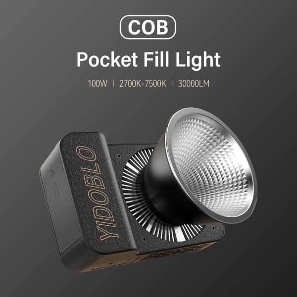 Литий-ионный аккумулятор типа 100w Cob Led Video Light Bi Color 2700k 7500k Камера с световым коробкой