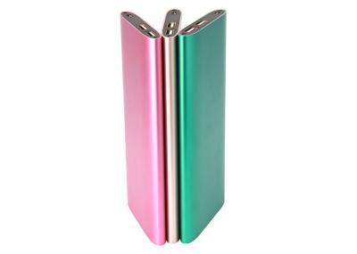 Ultra Thin Slim Metal Power Bank 10000mAh With Color Printing Logo