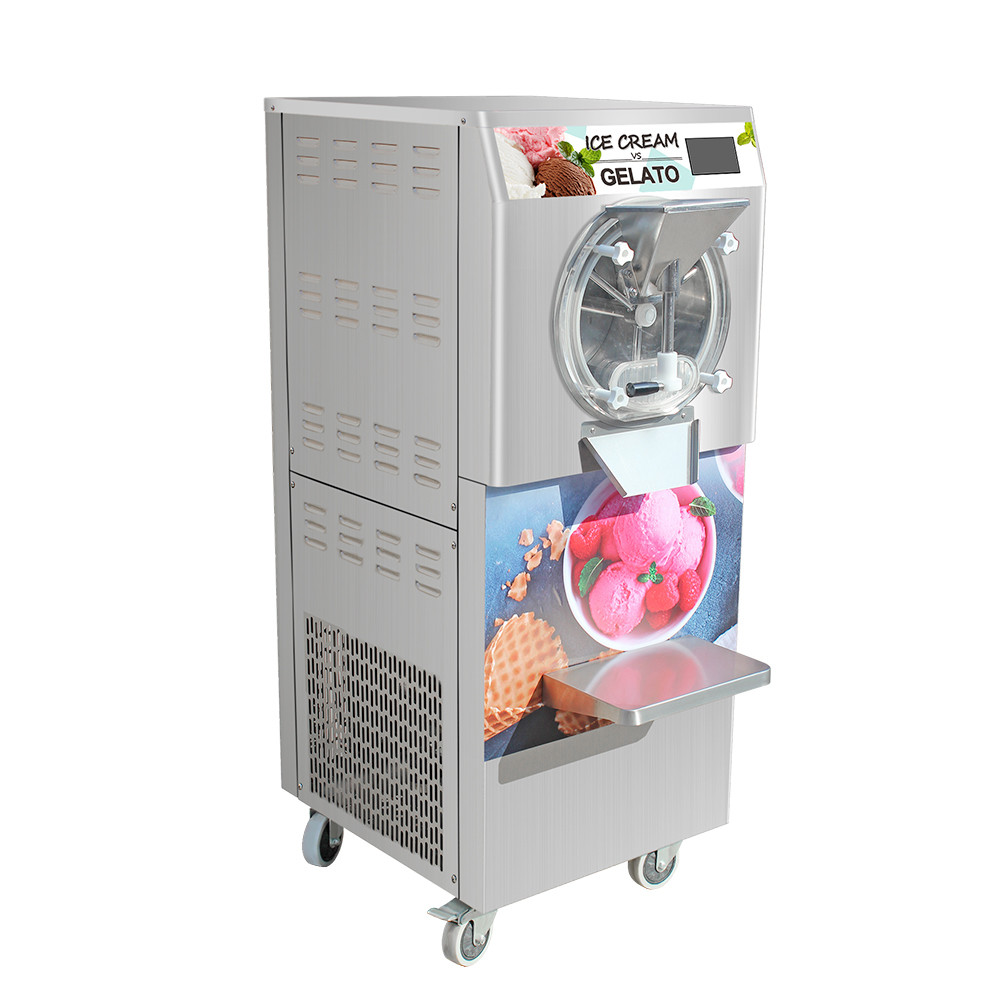 Brazilian Acai Freezer Maquina De Helados  New 50Hz 134KGS Weight Ce Approved Gelato Hard Ice Cream Machine