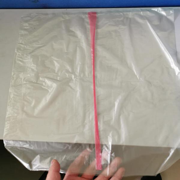 Infection Control Hot Water Soluble Laundry Bags With Red Tie 660mmx840mm