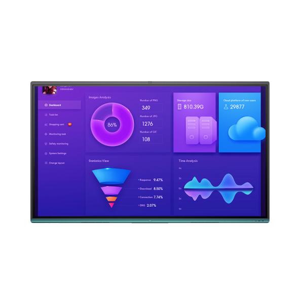 75 Inch Android 6.0 400cd/M2 LCD Touch Screen kiosk screen
