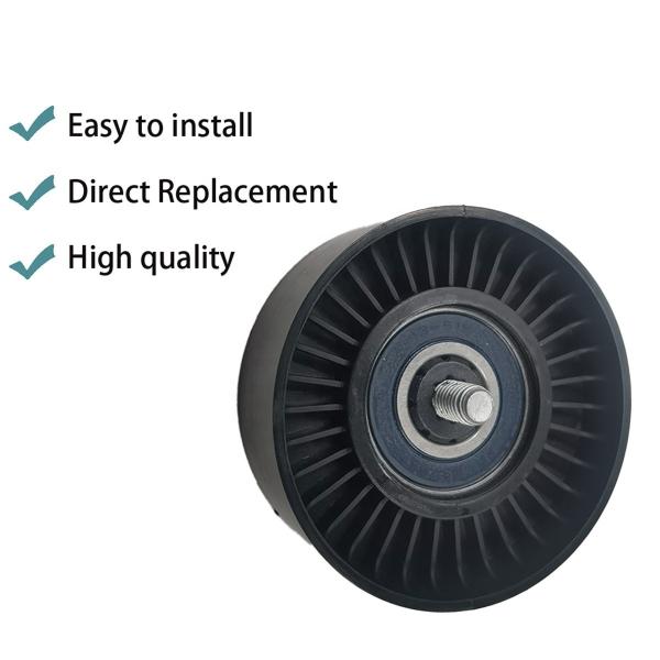 Drive Belt Idler Pulley Deflection Guide Pulley for Mercedes-Benz C 230 OE 2712000570