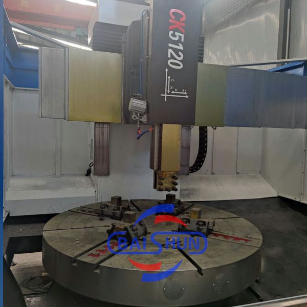 CNC Vertical Lathe with 2000mm Swing Diameter, Single Spindle, and ±0.005mm Positioning Accuracy