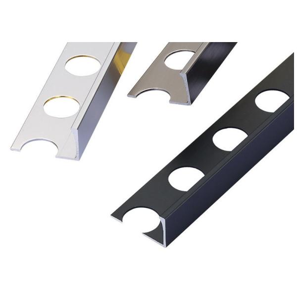 Decorative metallic interior baseboard for Aluminum cover line skirting board for tile trim