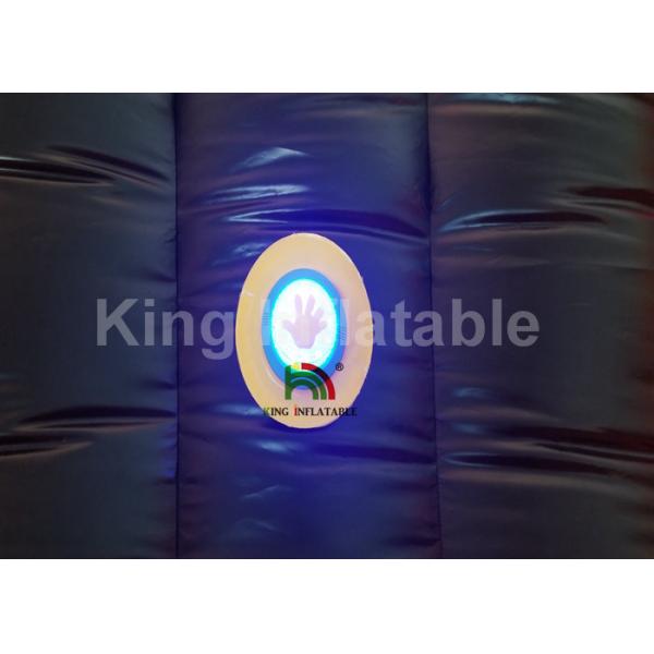 Jogos infláveis dos esportes do vermelho 9m do PVC de Plato, arena interativa inflável da batalha com sistema do IPS