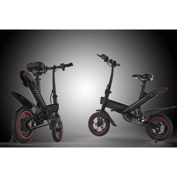 Front & Rear 12 Inch Folding Travel Bike , Smart Lightweight Fold Up Bike