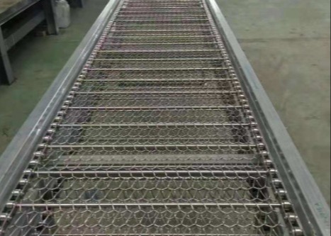 High Tensile 316 Stainless Steel Spiral Grid Belt for Packaging Machinery Delivery