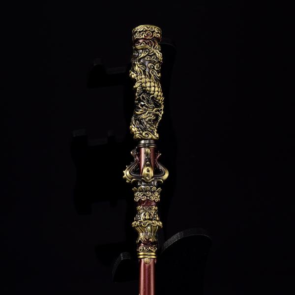 Irregular 35CM Full Metal Craft Monkey King Ruyi Jingu Bang Model for Anniversary