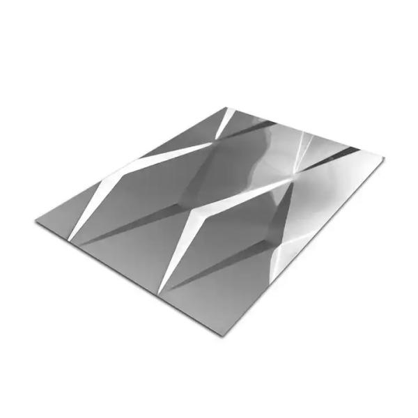 304 3D Hammer Decorative Stainless Steel Sheet Water Ripple 8000mm Length