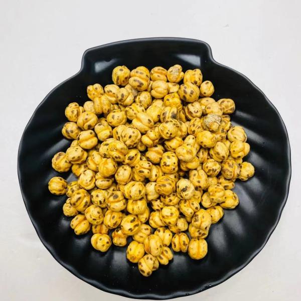 Pois chiches rôtis organiques rôtis secs organiques salés sains des arachides BRC