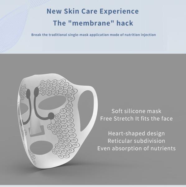 5 Pieces Reusable Silicone Facial Mask Cover Moisturizing Face Silicone Skin Mask