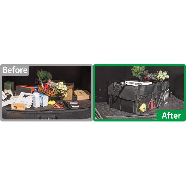 Car Trunk Organzier For Suv, Car Organziers And Storage With 6 Big Pocket, Car Accessories For Women/Men