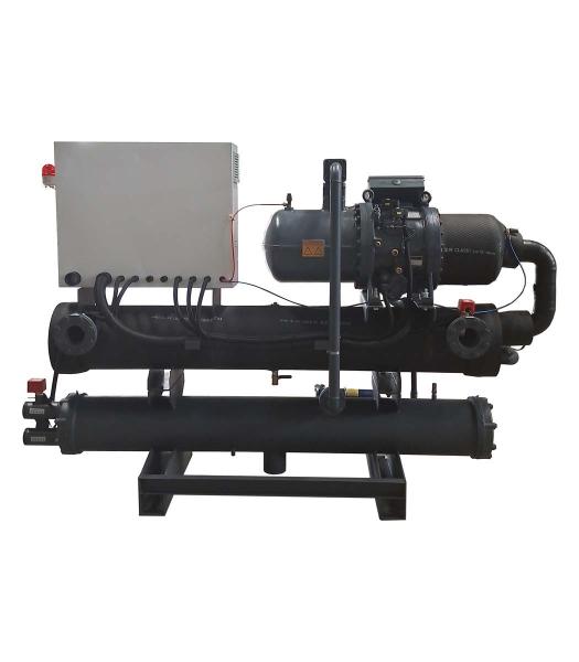 74m3/h Water Cooled Screw Chiller 210HP 330KW/283800Kcal 79.6KW Compressor