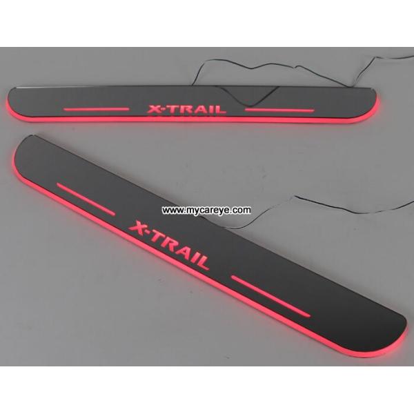 Nissan X-Trail car pedal set LED lights pedal car step Moving door scuff