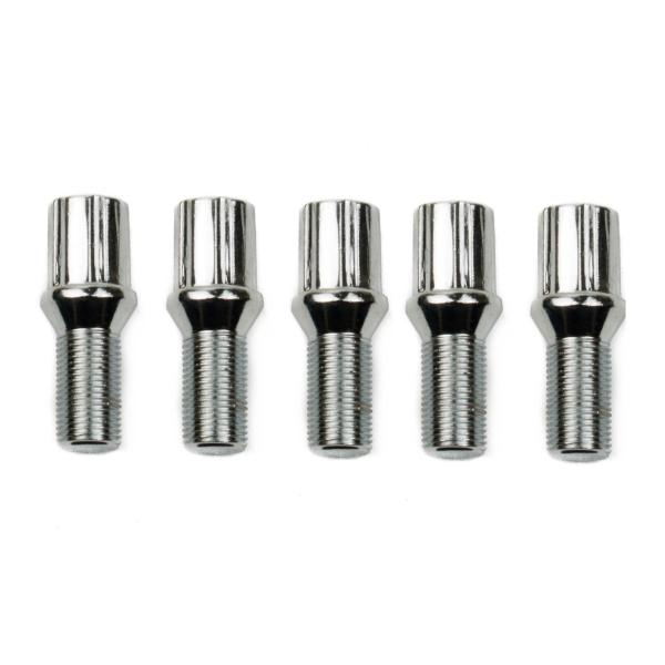 M14x1.5 Spline Drive Lug Bolts , Heat Treated Chrome Wheel Bolts 0.93 Inch