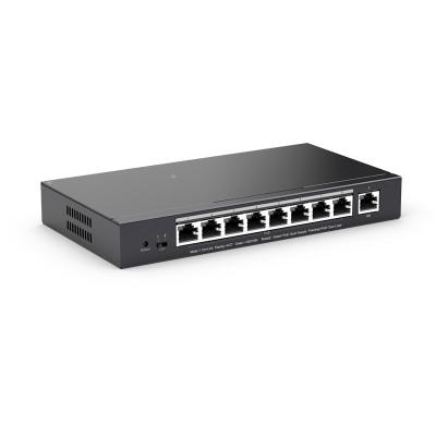 18 Gbps 9 Port Poe Gigabit Switch Managed ZC-S2009P With 8 PoE+ Ports