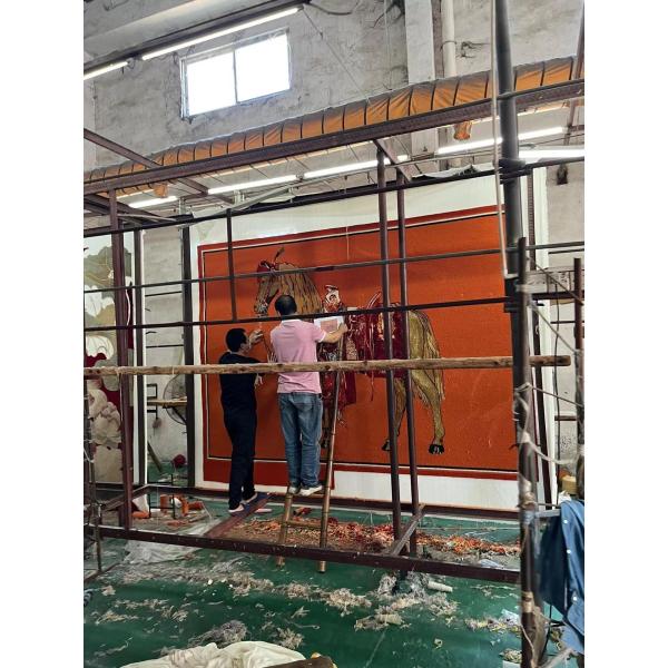 Handmade Turkish Silk Marine Carpet with Customized Trellis Pattern and Craftsmanship