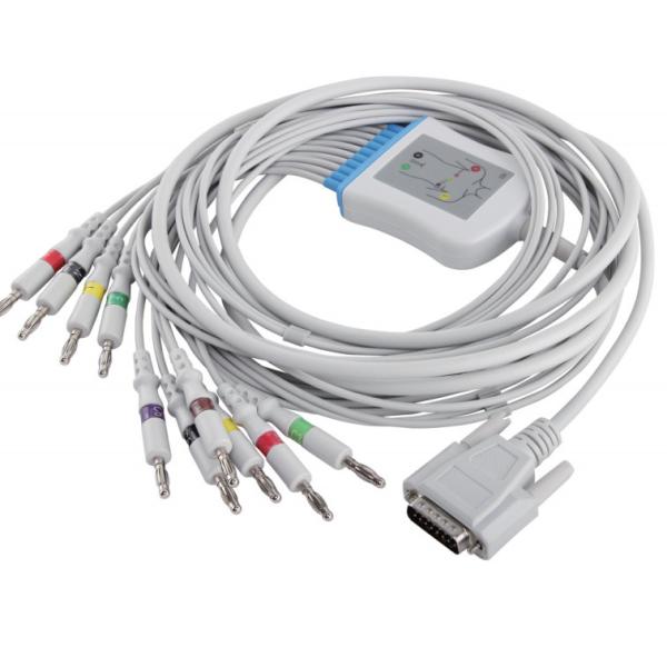 Педиатрический 10 кабель SE-12 Edan EKG руководства выражает куртку SE-1200 3.6m TPU