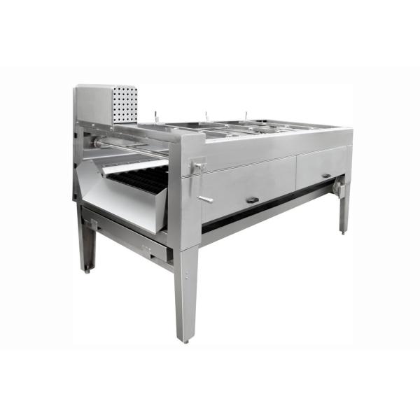 Arruela de aço inoxidável 5t/H da escova do fruto do equipamento industrial da trasformação de frutos