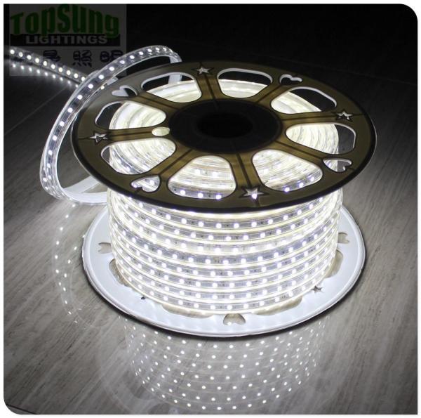 Venda por grosso AC 240V LED 100m fita branca de Natal 5050 smd 60LED/M luz de corda flexível