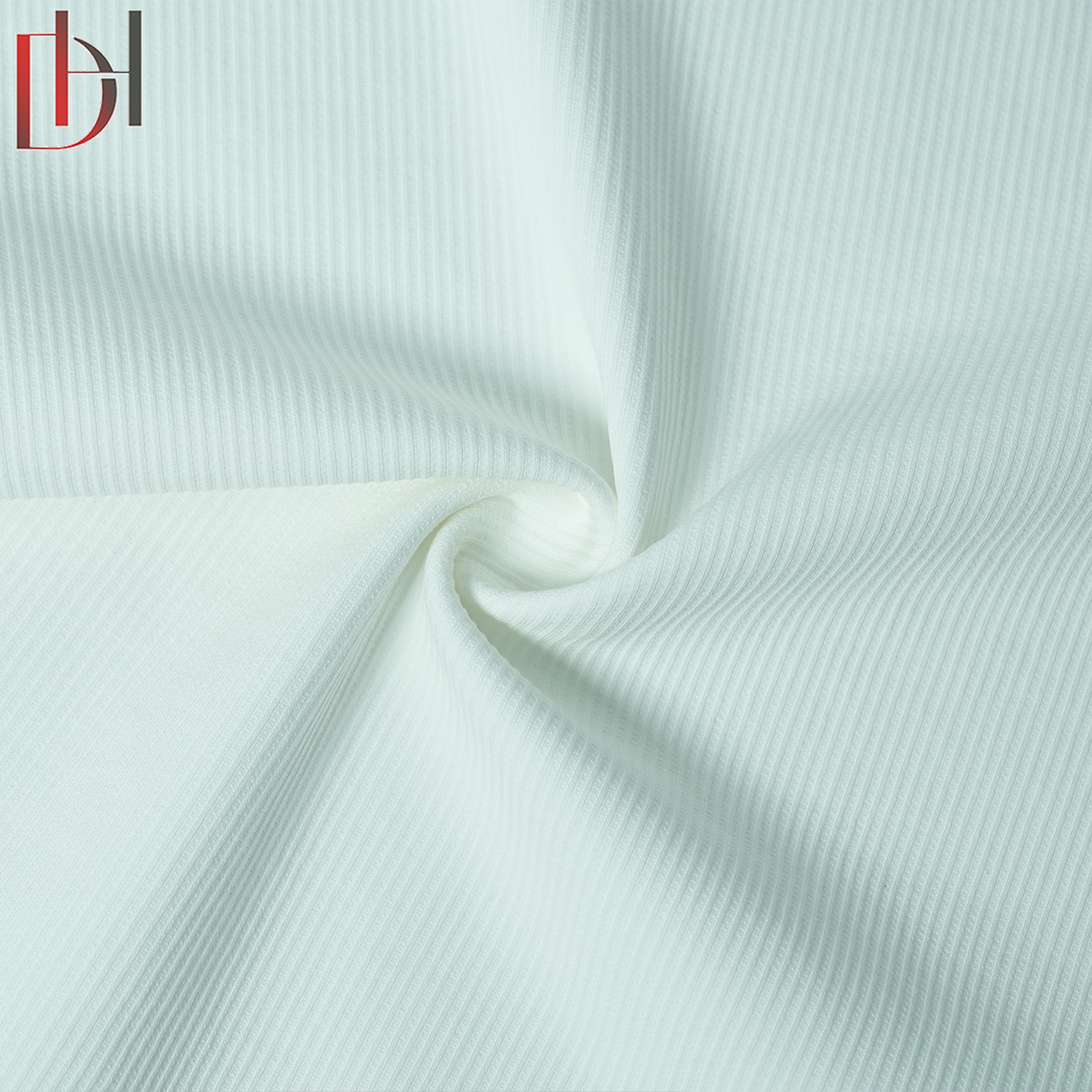 Custom Dyeable Vertical Striped Cotton Blend Knit Fabric for Fall Winter Knit Cardigans & Trousers