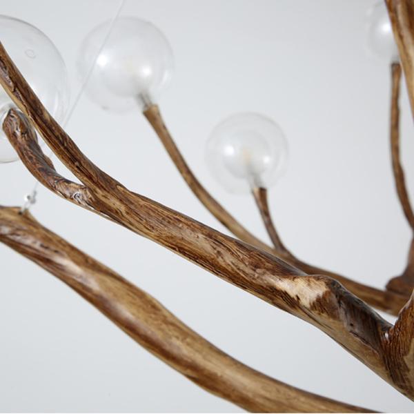 Living room Bedroom Wooden Tree Branch decorative lustre pendant home Chandelier lighting( WH-CI-107)