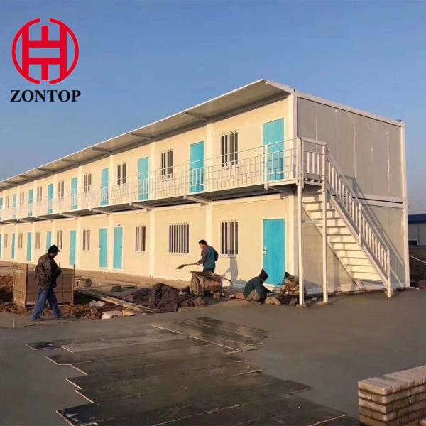 Zontop Modern Flat Pack Portable Living 40ft Luxury China Prefab Homes 3 Bedroom  Prefabricated Container House