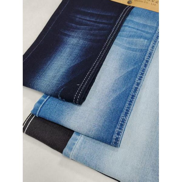 85% de algodón Siro Yarn Cross Slub 10S DARK INDIGO Tejido de denim para pantalones vaqueros o chaqueta