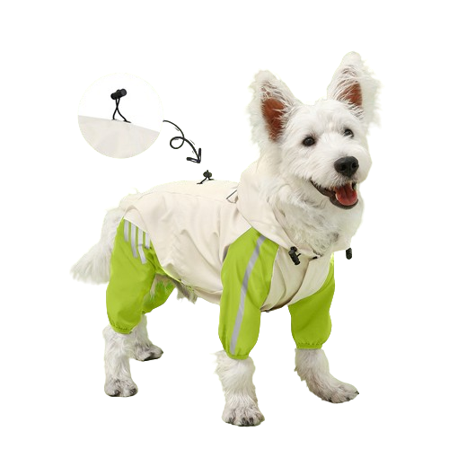 Pet Clothes Raincoat Waterproof Animal Pattern Small Size for Dogs Summer/Spring