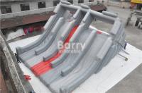 Diapositiva inflable adulta gigante formada cabeza de Deagon con paso detrás
