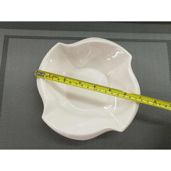 Верхняя часть Дя.18КМ границы пластикового цветка шара десерта Диннерваре фарфора декоративная