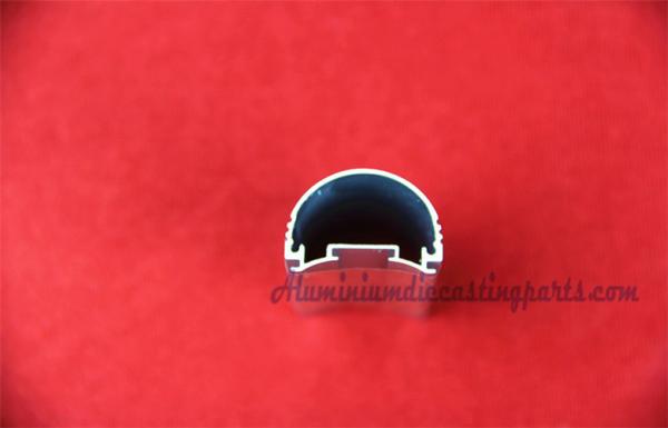 LED Fluorescent Tube Extruded Aluminum Profiles with Silver Anodize