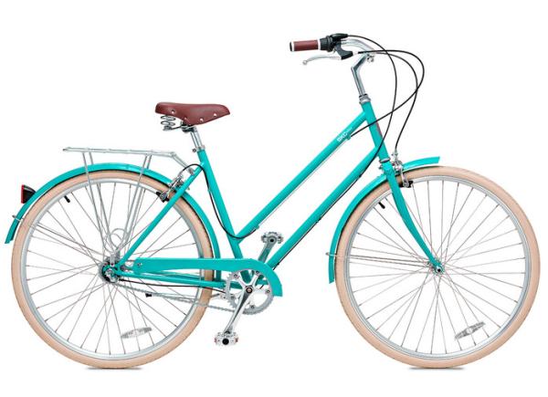 Carbon steel colorful 26 inch OL elegant city bicicle for lady  single speed