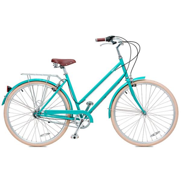 Carbon steel colorful 26 inch OL elegant city bicicle for lady  single speed
