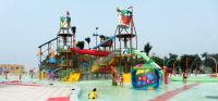 Estructuras al aire libre de la casa del agua del patio de la aguamarina, OEM del equipo del parque del agua