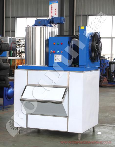 Food Beverage Shops 2T Air Flake Ice Making Machine with Ice Storage Capacity Other
