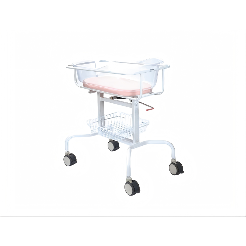 Japanese-Style Inclining Baby Crib with Adjustable Incline (0-12°), Imported PP Plastic & Powder-Coated Steel Frame