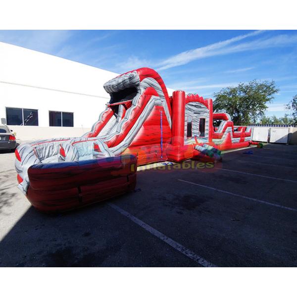 Long Bouncy Castle 13.2X4.7X3M Inflatable Obstacle Course