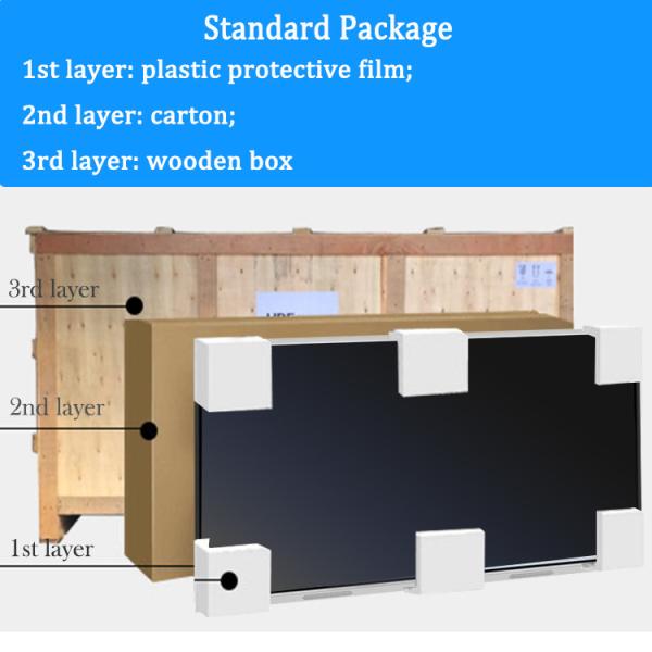 98 Inch Touch Screen Monitor For Conference Room Frosted Glass Material