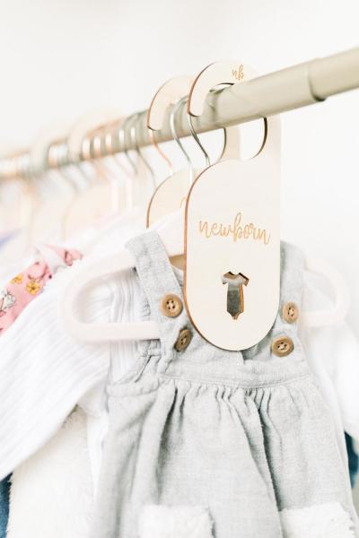 Mom Baby Shower Hanging Clothes Dividers Wardrobe Cabinet Dividers For Clothes
