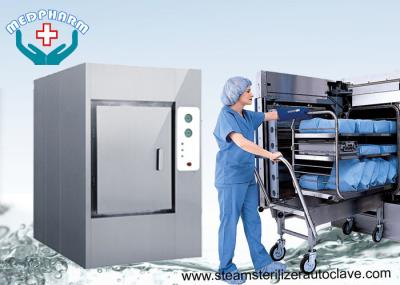 Autoclave pharmaceutique de sécurité de porte à deux battants avec l'écran tactile coloré