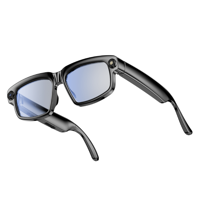 8MP Camera AI Smart Glasses with Bluetooth 6.0 and IP67 Waterproof for Hands-Free Calls and Outdoor Use