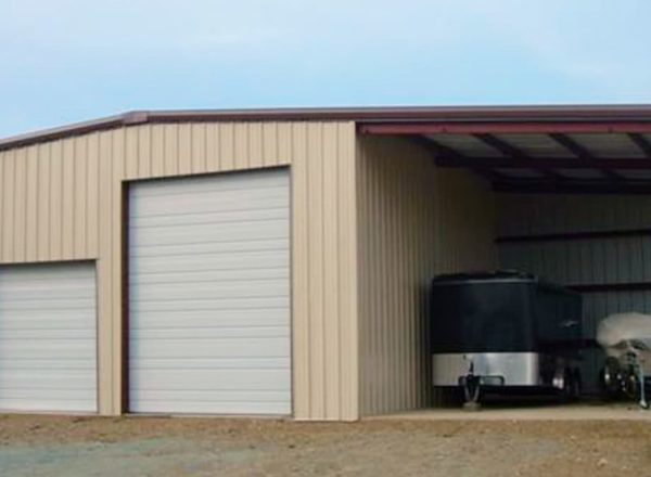 Prefabricated Steel Structure Garage Shed Building Construction For Various Cars