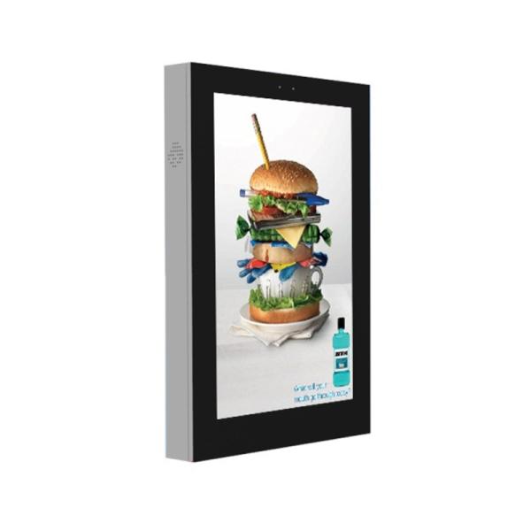 Solar Power Exterior Digital Signage , OEM/ODM Display Monitors For Advertising