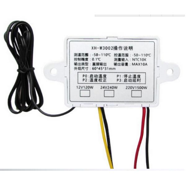 XH - W3002 digital thermostat temperature microcomputer temperature controller 12v