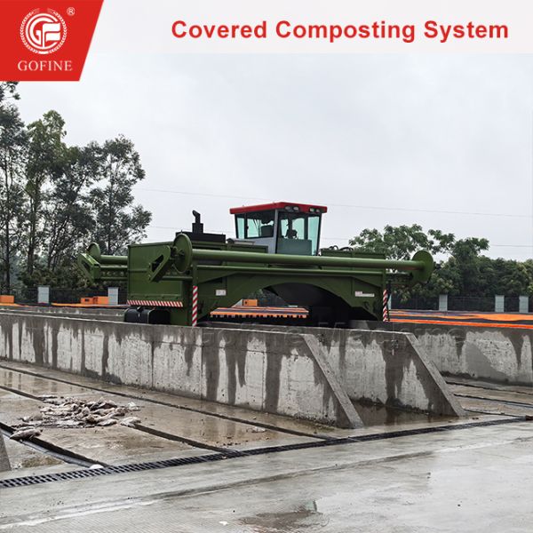 High-Temp Nano-Membrane Fermentation System with Remote & Automatic Control for Livestock Manure Composting and Odor Block