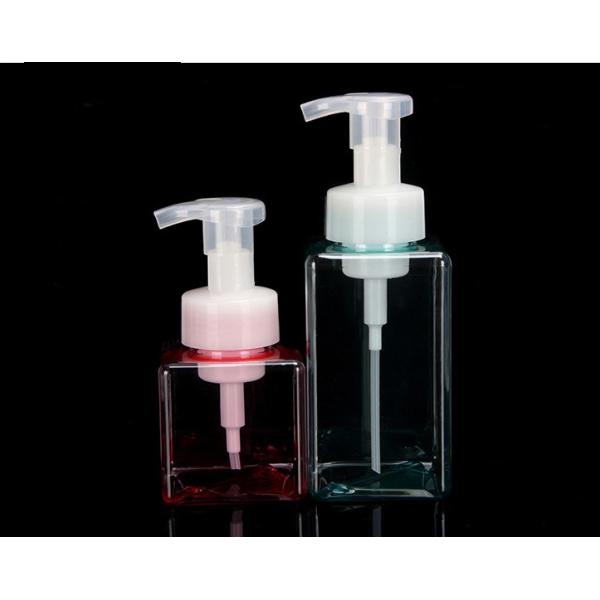 450ml Square PET Screen Printing Empty Bottle for Cosmetic Packaging Liquid Soap