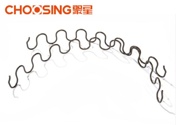 8 Ga Silver Sinuous Nosag Springs , 20  Length D Arch Oil - Tempered Sofa Replacement Springs