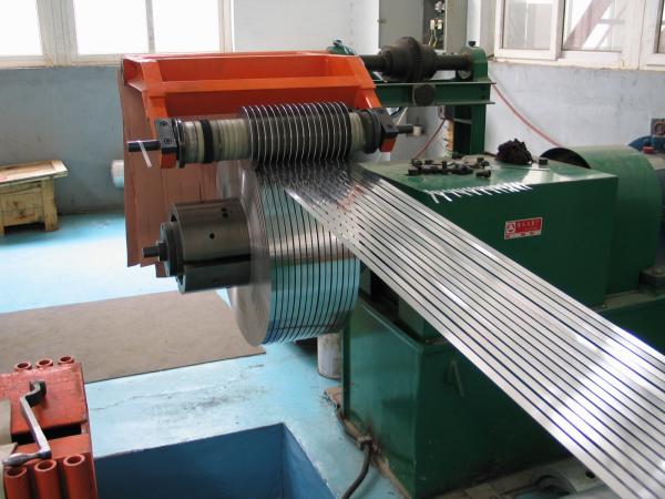 Roll AC 11KW Steel Coil Slitting Machine 1300mm Precision Slitting Line