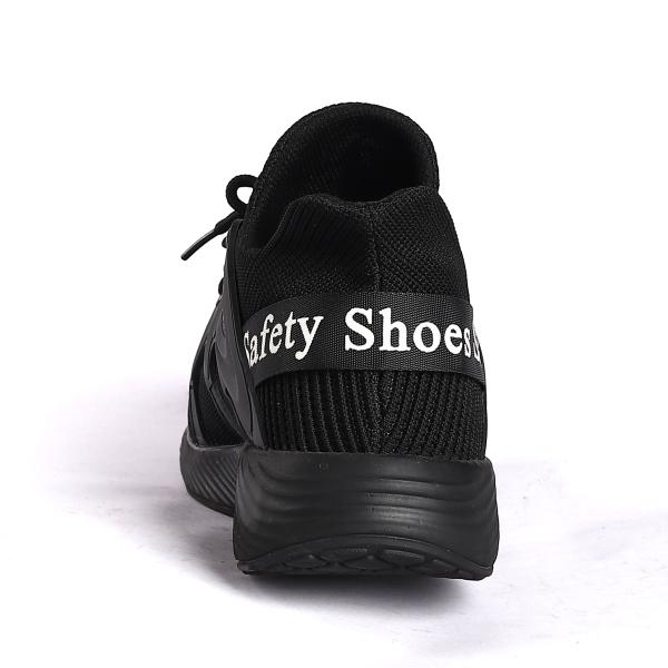 Lightweight Flyknit Protective Footwear With Lace-up Closure And EVA Outsole